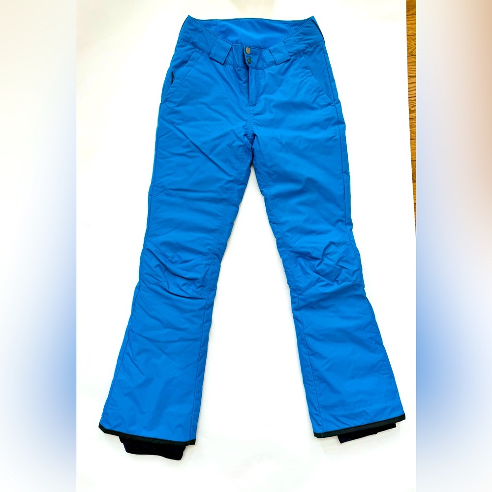 Women’s Columbia ski pants. Bright teal/turquoise, size XS. Perfect condition!